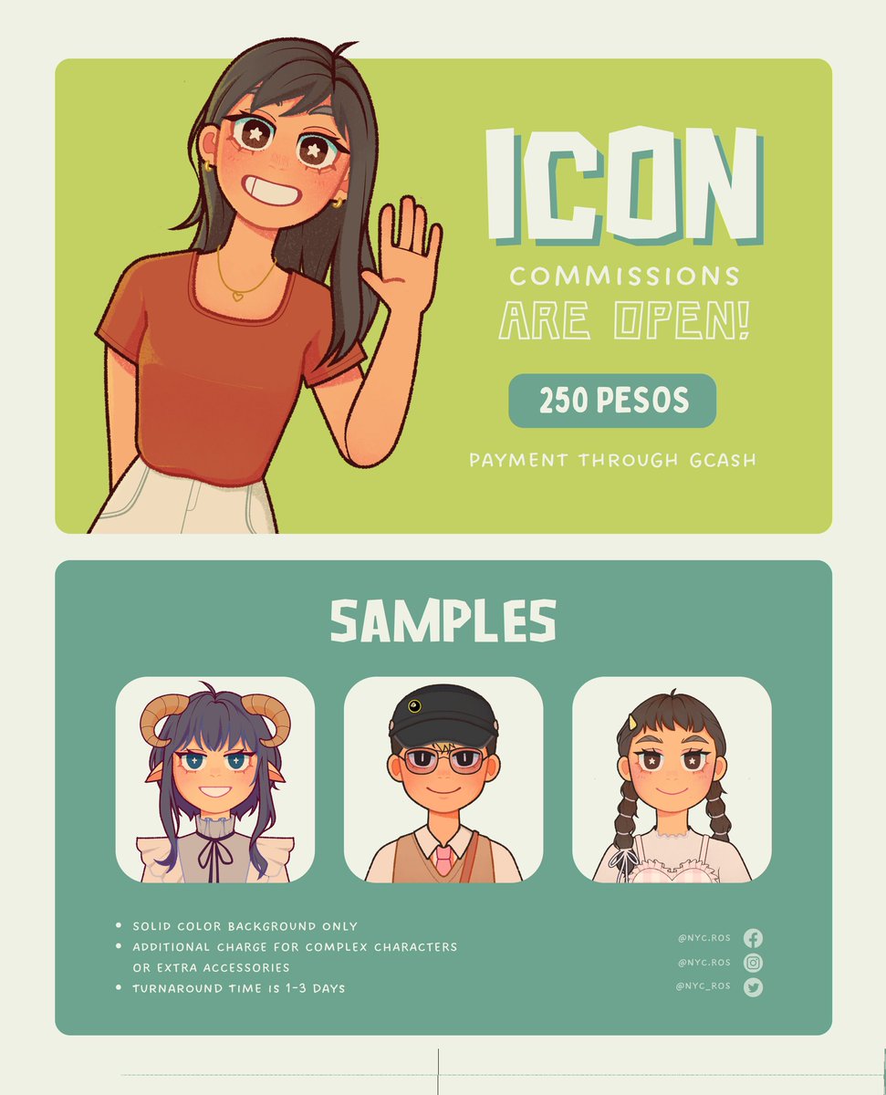 nycel | comms open 💫 tweet media