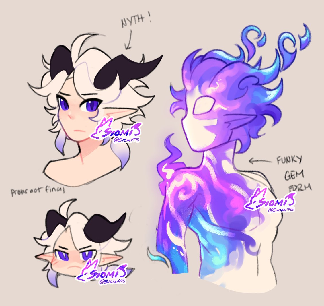Siomi995's tweet photo. [oc]
Concept design for Nyth✨ 
May or may not change but so far idk i like the colors 

Also definitely no connection to neil !! https://t.co/c1VYsu0MBS