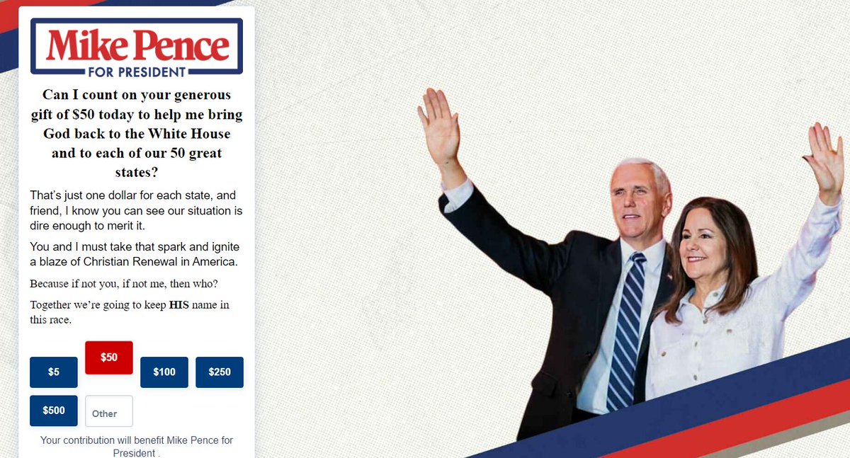 RepublicanMail's tweet image. #God @Mike_Pence