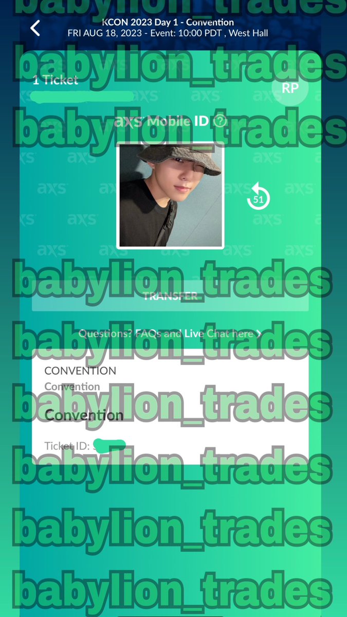 babylion_DG's tweet photo. WTS KCON 2023 DAY 1 CONVENTION TICKET Friday, August 18 2023
Selling for $30
Can Transfer ASAP
(babylion_trades on insta or DM here)
#wts #wtskcon #wtskcontickets #wtskconticket #wtskconday1 #wtscravity #wtsive #wtsnmixx #wtstaemin #wtstaeyong #wtswayv https://t.co/Tq4bsHVsX8