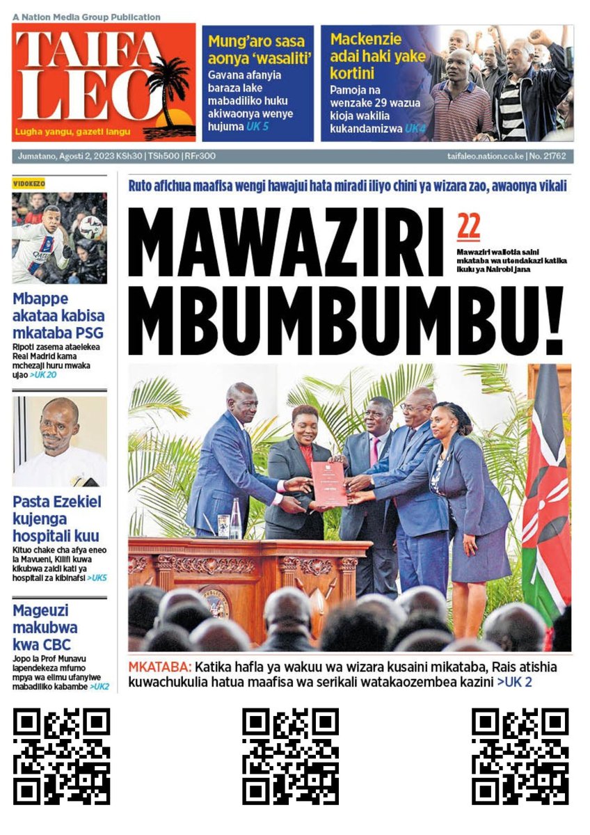 Weeee!!! 
#Zinga 
<a href="/mwamkondo/">Rashid Mwamkondo</a> 
<a href="/DorahManya/">Dorah Manya</a> 
<a href="/RadioTaifaFM/">KBC Radio Taifa</a>