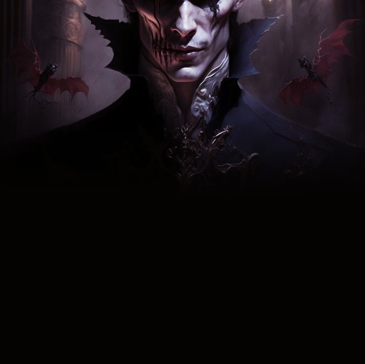 The below image was used as cover art for a foreign digital edition of EMPIRE OF THE VAMPIRE. It’s very cool. It’s also created by a Generative Large Language Model (GLLM), commonly referred to as AI. (1/?)