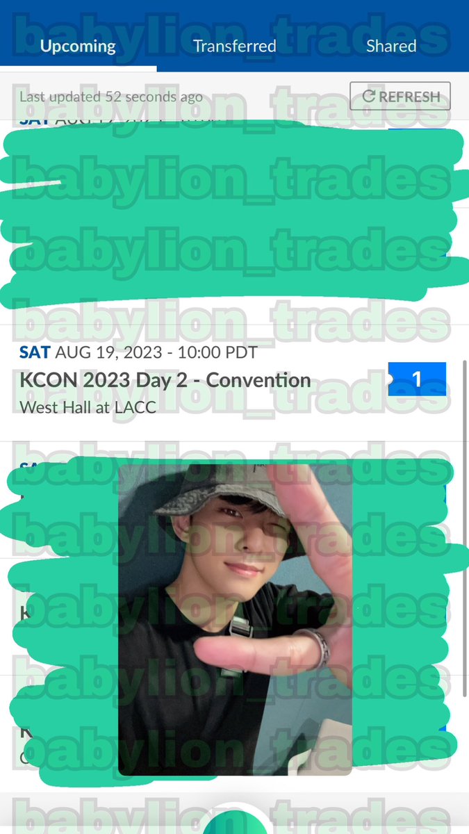 babylion_DG's tweet photo. WTS KCON 2023 DAY 2 CONVENTION TICKET Saturday, August 19 2023
Selling for $30
Can Transfer ASAP
(babylion_trades on insta or DM here)
#wts #wtskcon #wtskcontickets #wtskconticket #wtskconday2
#wtsateez #wtsini #wtskep1er #wtsrain #wtsxikers #wtszb1 #wtszerobaseone https://t.co/n64j8giscT