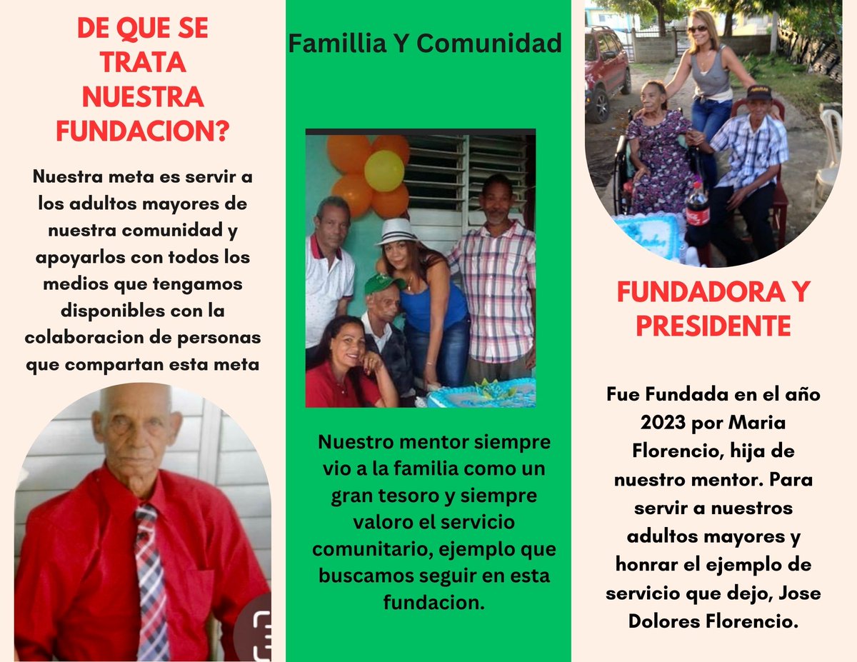 FundacionJoseD1's tweet photo. Buenas Noches Amigos de la Fund José Dolores Florencio! Aqui les presentamos un pequeño resumen de nuestros objetivos y las maneras de contacto. Gracias por su apoyo! https://t.co/Oj6KBkMpwC