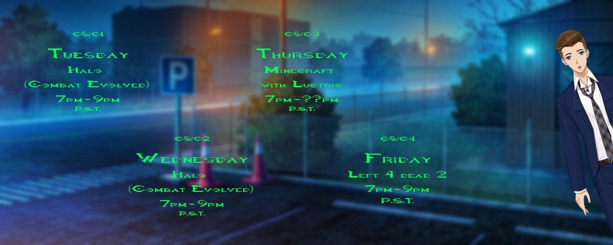 Yokai_Ronelona's tweet photo. This weeks stream schedule
https://t.co/hEfbjmh1eu
#haleCE #Halo #Halothemastercheifcollection #minecraft #L4D2 #Left4Dead2 #streamer #streaming #twitch #twitchstreamer #newstreamer #vtuber #newvtuber #youtuber #vtuber https://t.co/I2y73ESM88