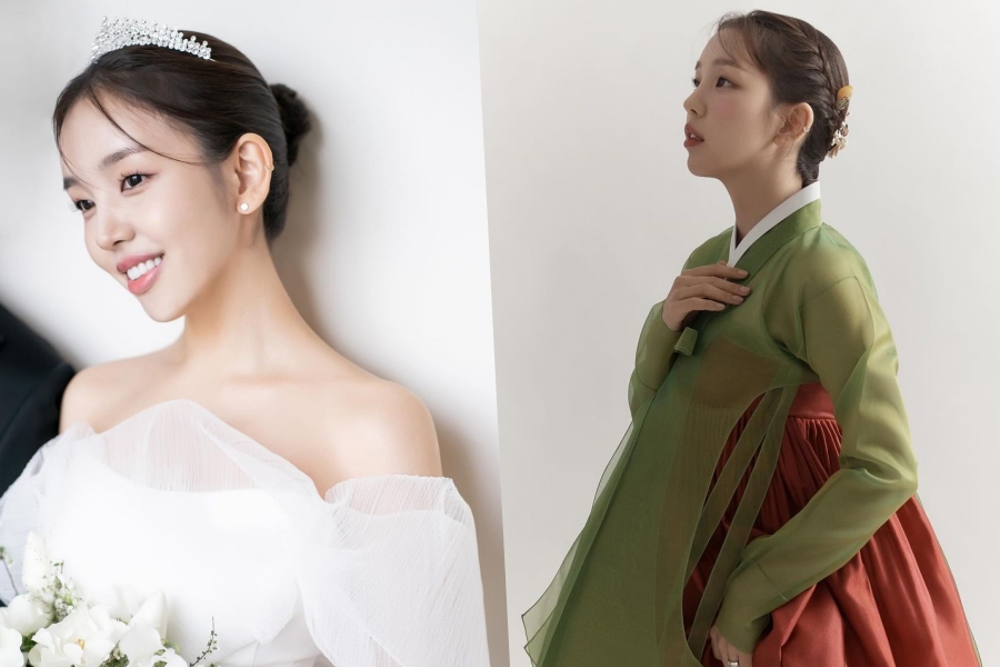 soompi's tweet photo. #BaekAYeon Shares Beautiful Photos From Wedding Pictorial
https://t.co/scNTqYtZUH https://t.co/um9cWdSUSu