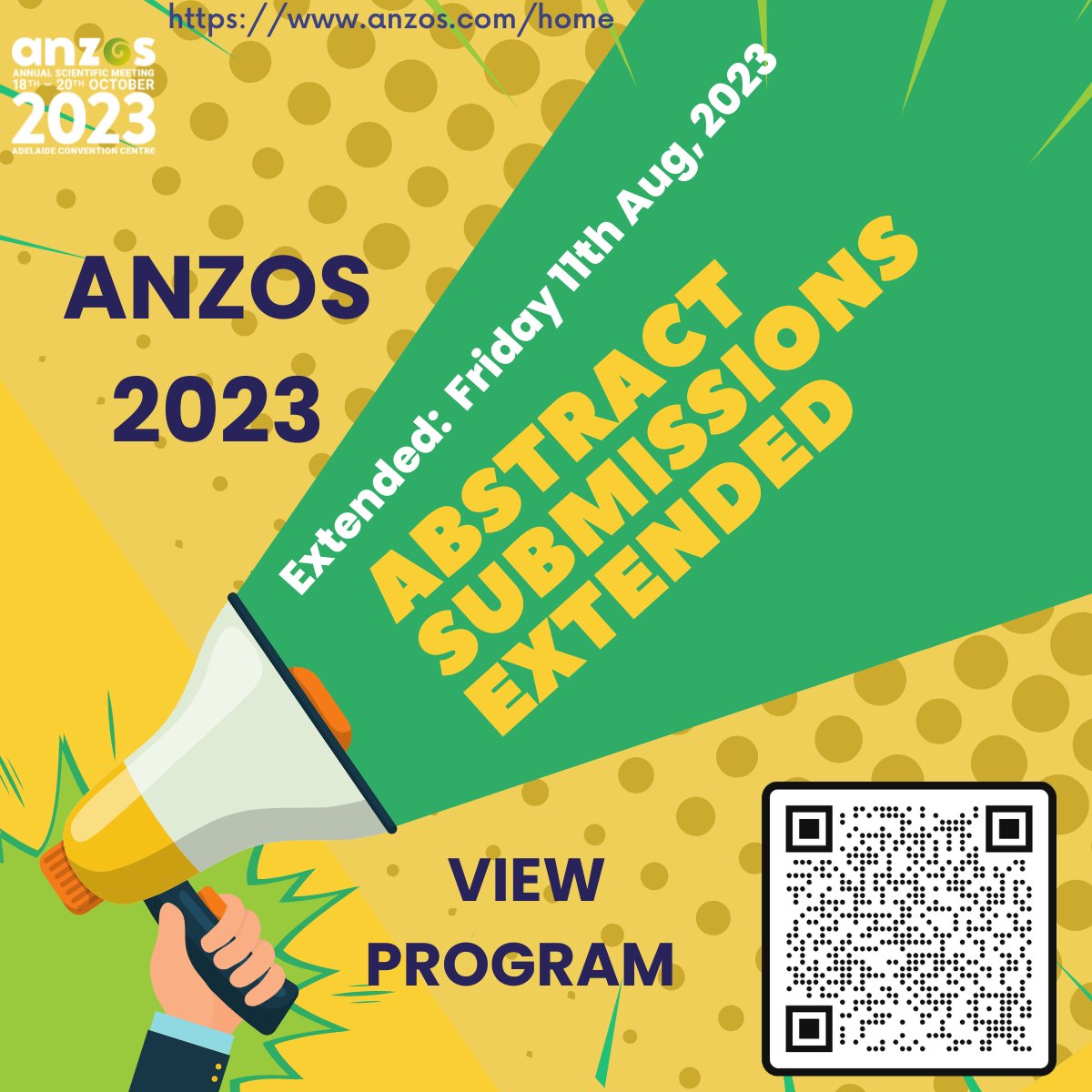 ANZOS_Society's tweet photo. #ANZOS2023 ASM Adelaide 18-20th October, submit your abstract by 11/8. Scan the QR code to start👇📃🇦🇺🇳🇿 https://t.co/vjwRsU6NVm