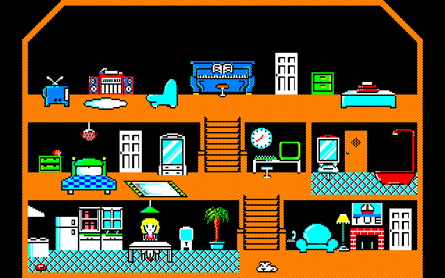 Little Computer People // Pony Canyon Inc // PC-98 // #pc98 #PonyCanyonInc