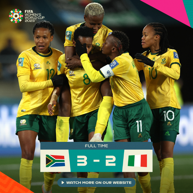 FIFAWWC's tweet photo. Comeback: complete. ✅

@Banyana_Banyana | #FIFAWWC