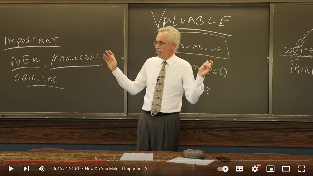 If you're a technical writer and you haven't watched "The Craft of Writing Effectively" by Larry McEnerney, drop everything and just watch it.