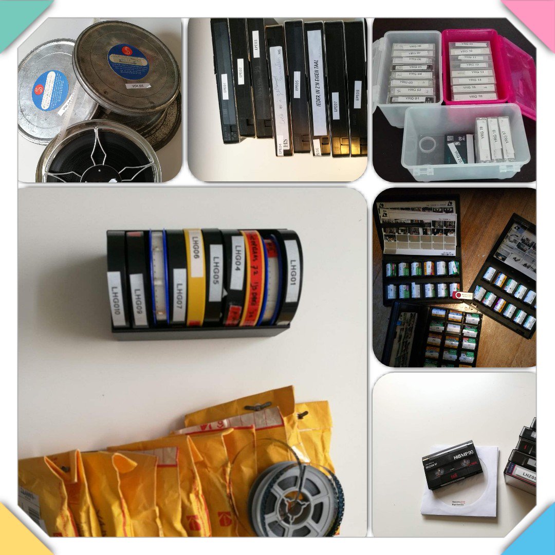 RobertsDigiSrv's tweet photo. Heeft u ook nog oude analoge media op zolder en wilt u het nog eens terug zien op moderne media? Neem dan vrijblijvend  contact met ons op om uw wensen en onze mogelijkheden te bespreken. https://t.co/5vrpUUnqwX