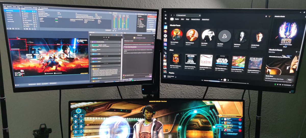 Bin live , mit Star Wars : The old Republic , schaut gerne vorbei : 
twitch.tv/tollpatschpanda