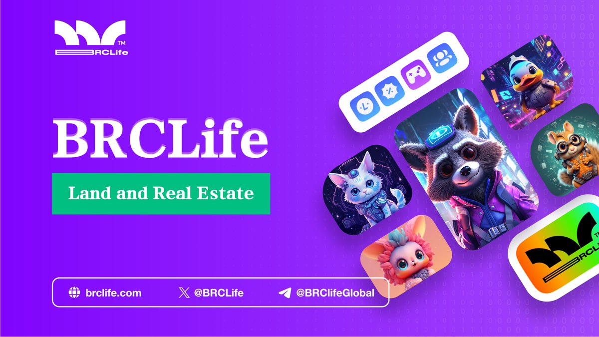 BRCLife's tweet photo. 🏞️  Discover #BRCLife: Land and Real Estate

💫 Claim your own plot of land and let your imagination run wild. Build houses, stores, and parks - the possibilities are endless!

💰 Earn profits by renting or selling your land in this immersive virtual world. https://t.co/r2Ix1Ug4sY