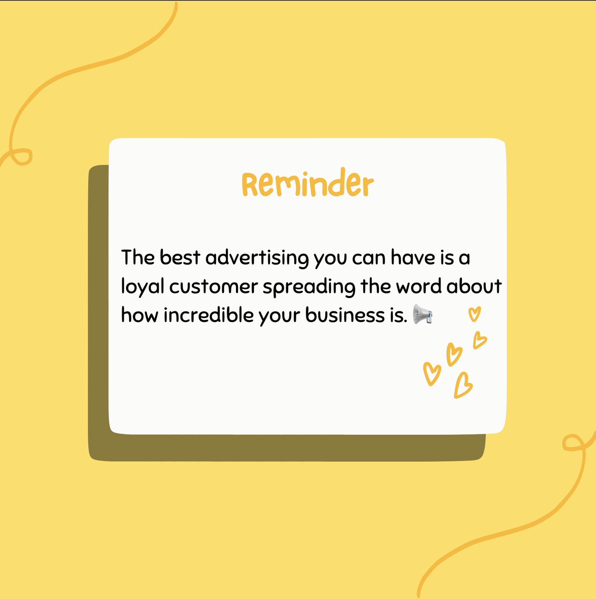 TelePilotAI's tweet image. The best advertising you can have is a loyal customer spreading the word about how incredible your business is. 📢
#CustomerLoyalty #CustomerService #CustomerExperience #WordOfMouth #CX
