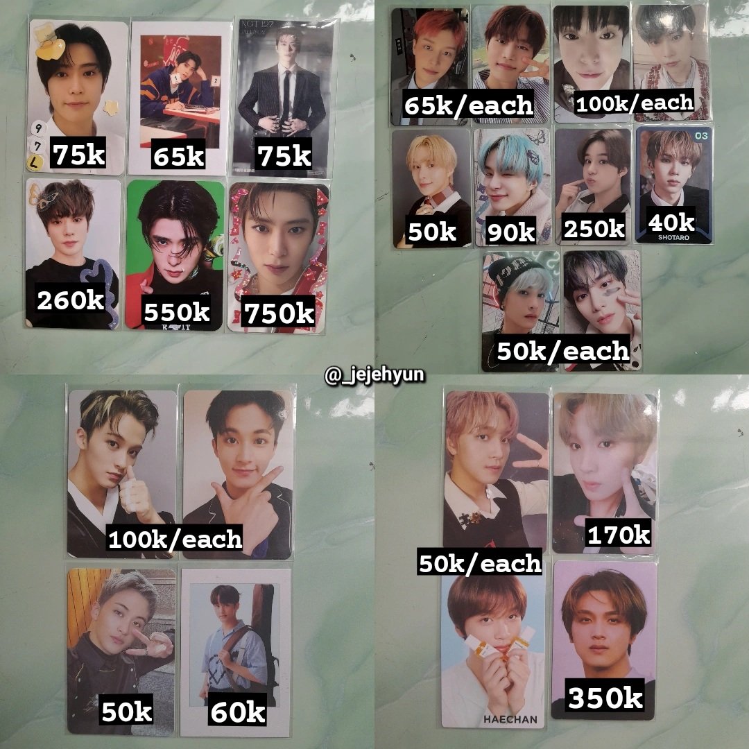 _jejehyun's tweet photo. WTS AAB PC NCT EXO AESPA REDVELVET

♡ condi? dm
❌️packing &amp; admin❌️
📍jkt

t. wts aab pc nct rv exo aespa pc jaehyun, haechan, mark, taeyong, doyoung, taeil, yangyang, xiaojun, shotaro, jungwoo, irene, joy, seulgi, wendy, yeri, karina &amp; kai https://t.co/HbtMXoKroJ