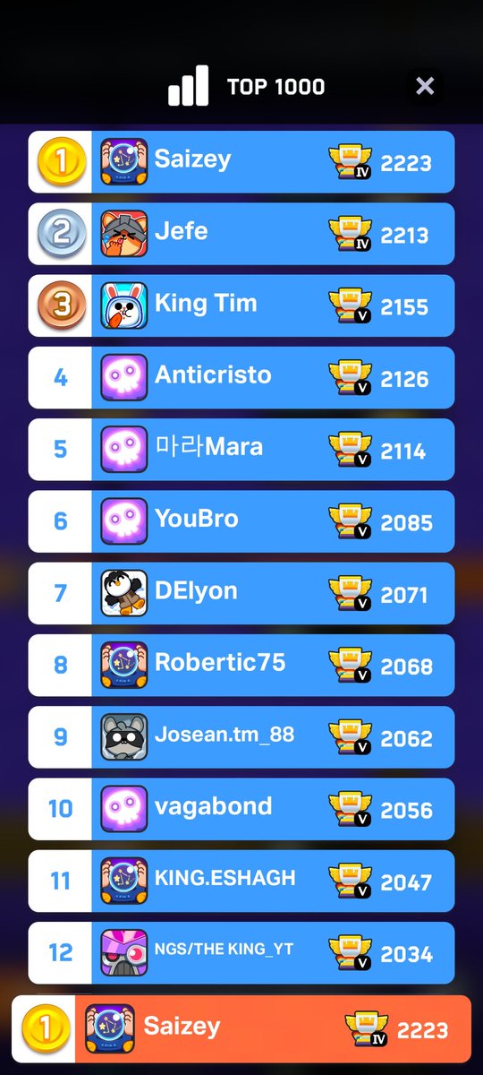 first in the world waiting for the next balance changes #clashmini