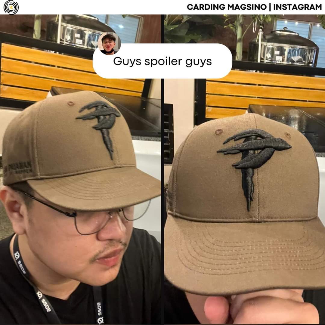 VL_MediaGroup's tweet photo. GUYS SPOILER GUYS 🫢😱

Carding, ipinasilip ang bagong pakaaabangan sa streetwear clothing brand ni Cong TV na Cong Clothing 🔥🧢

Excited ka na ba, Kapitbahay? 🥰 Ipon na!

Carding | Instagram

#Carding #CongClothing #TeamPayaman #ViylineMediaGroup https://t.co/V5QgNGrlC1