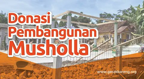 Bangunan mushola ataupun masjid di wilayah bencana, banyak yang rusak terdampak hingga rusak. Yuk ikut support pembenahan mushola atau masjid di wilayah bencana &amp; pedalaman Indonesia! Klik untuk detail programnya disini ➡️ donasi.gerakbareng.org/beres-bangun-m… #donasirenovasi #renovasimusholla