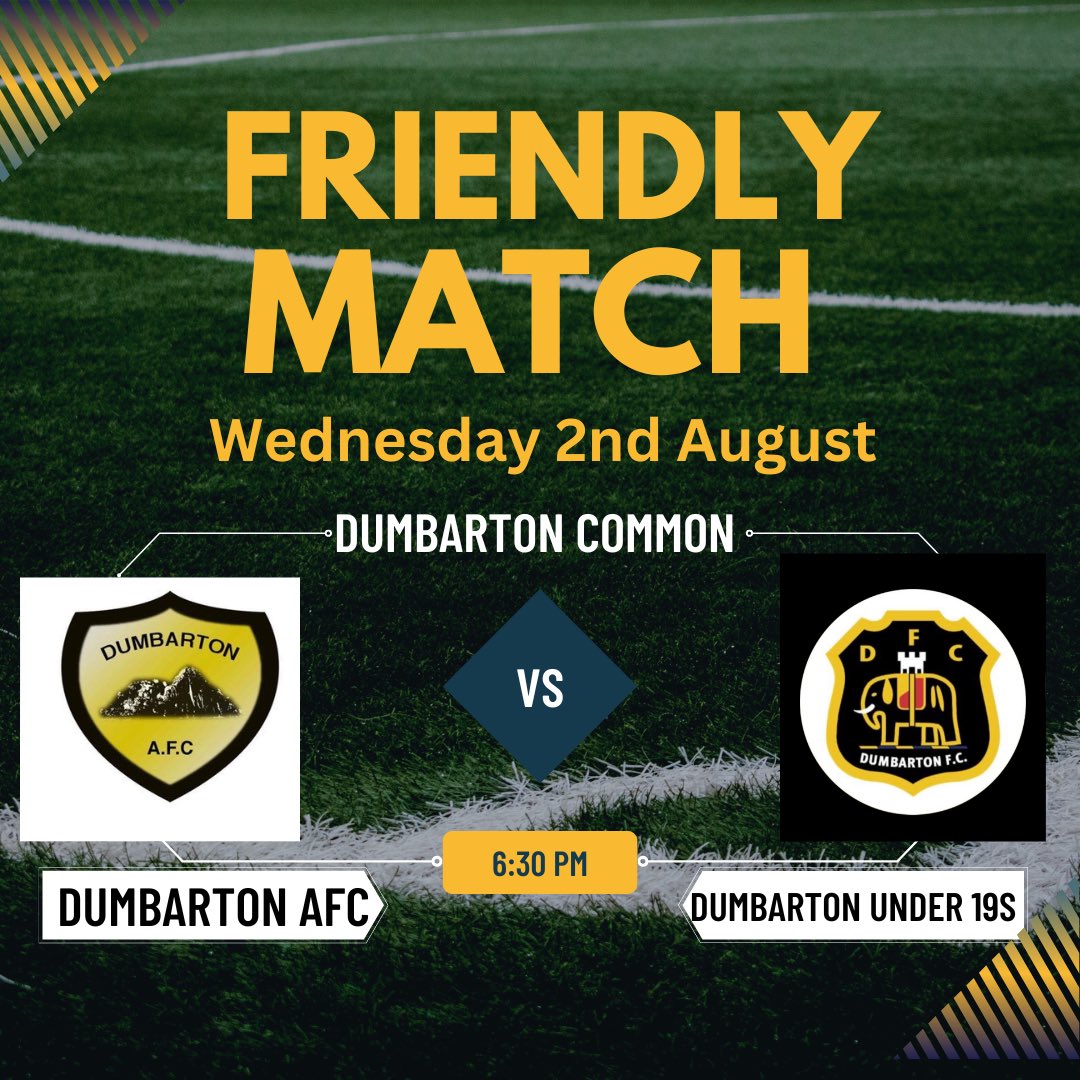 Game on tonight for the lads against a really good <a href="/dumbartonfcu19s/">Dumbarton FC Under 20s West team</a>  
6:30 kick off down the common !! 
Last friendly to get us ready to face <a href="/GlasCollegesFA/">Glasgow Colleges FA</a> premier champions <a href="/corinthiansafc_/">Corinthians AFC</a>  on Saturday !! 
👌🏻⚽️