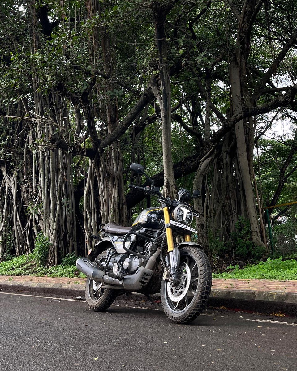 bikeindia's tweet photo. Neutral handling and refinement are two things we like most about the Ronin. Riding in the mixed conditions of Pune monsoon is stress-free because this motorcycle is just that easy to use. 

#bikeindia #bikelongterm #bikeindialongterm #tvs #tvsronin #ronin https://t.co/Dhg3dnoU5v