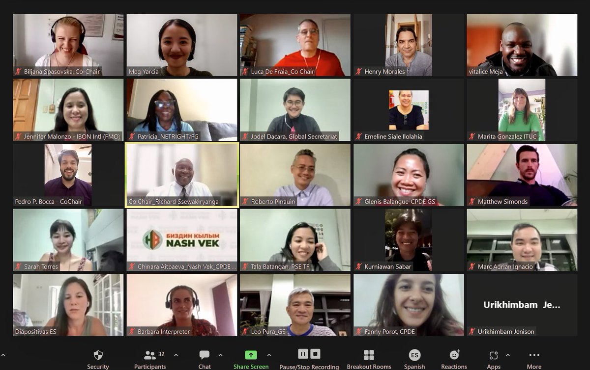 CSOPartnership_'s tweet photo. 📸Some pics from our virtual Coordination Committee meeting, feat. a report-back on the outcomes of a scenario-building exercise held in Paris! #CSOPartnership #CivilSociety #Development #DevCoop #CSOs #EnableCSOs #EnablingCivilSociety #EnablingEnvironment #Agenda2030 #SDGs https://t.co/mij2u7BqmB