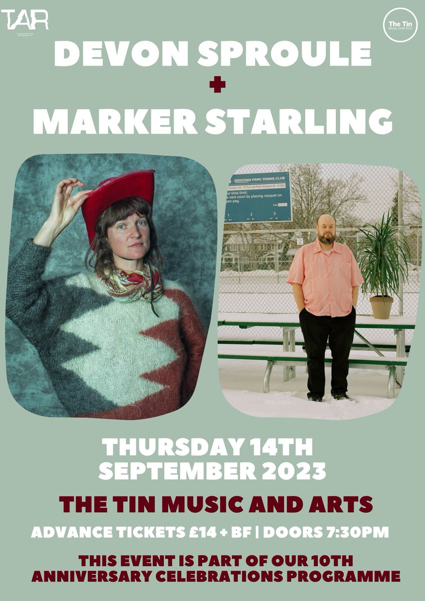 TheTin's tweet photo. Tickets on sale now!
@DevonSproule @markerstarling 

https://t.co/sj09Mjdemp https://t.co/MItJ5ECZ7M