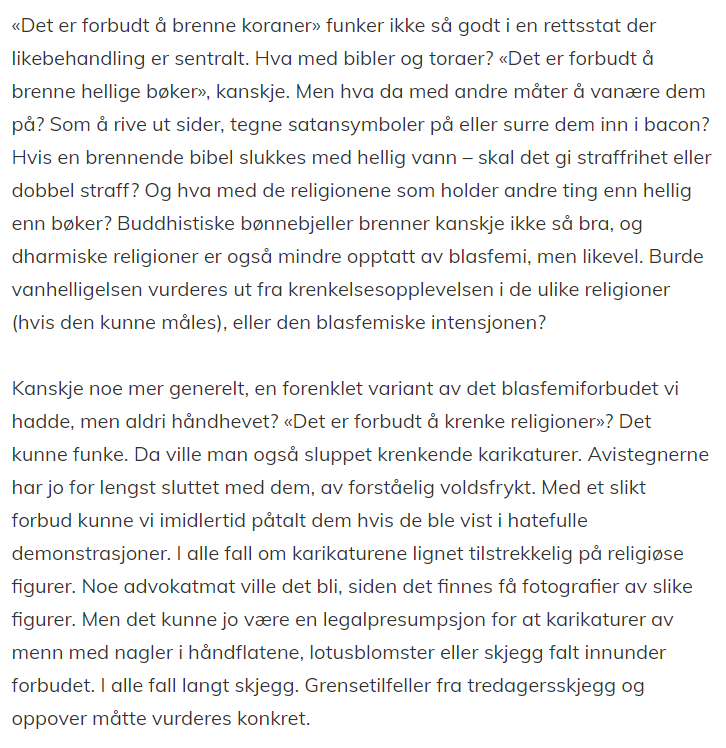 anineki's tweet photo. Hei, Danmark! Jeg skjønner at deres beste jurister nå grubler på hvordan man rettslig kan hindre koranbrenning. Det er jo ikke så lett. Flott om dere sender svarene de finner på disse spørsmålene etter hvert. På forhånd takk! :-) https://t.co/AivrVd8Oa3