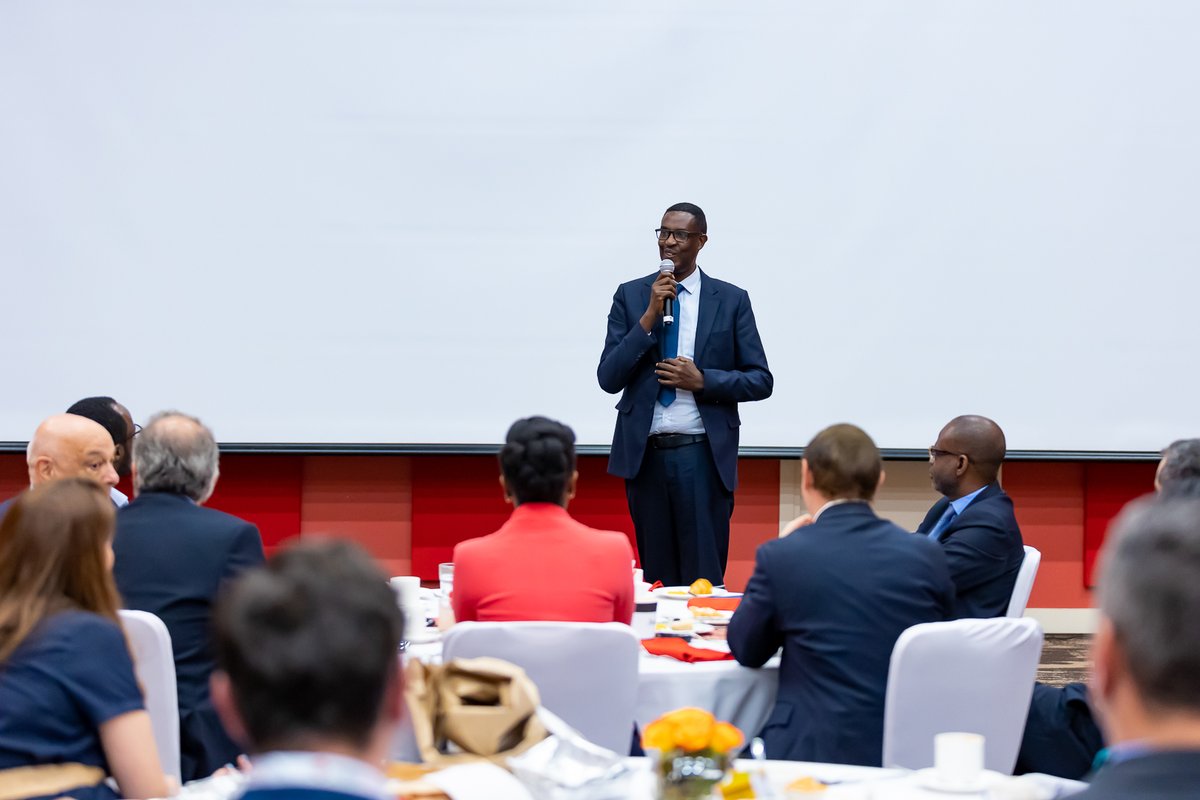 Cybersec_Rwanda's tweet photo. Day 2 of #CybertechAfricaInKigali began with a special networking breakfast hosted by @AmbRonAdam and @IsraelinRwanda #CybertechAfrica https://t.co/uu1zxt2SJS