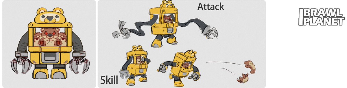 Error404Zheng's tweet photo. 🐻Claw Machine、🧑‍🚒🧯Fire Hydrant #blender #digitalart #characterdesign https://t.co/e8eiQYYXjT