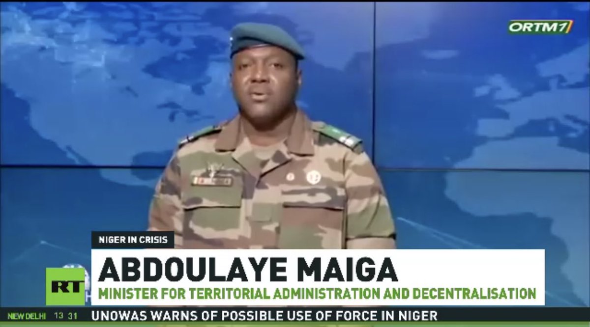 SO, the UN has just given ECOWAS the Green Light to intervene militarily in Niger Republic, if within One Week, the new military administration in that country does not restore presidential power to the ousted former president. And as I had anticipated, Burkina Faso and Mali have