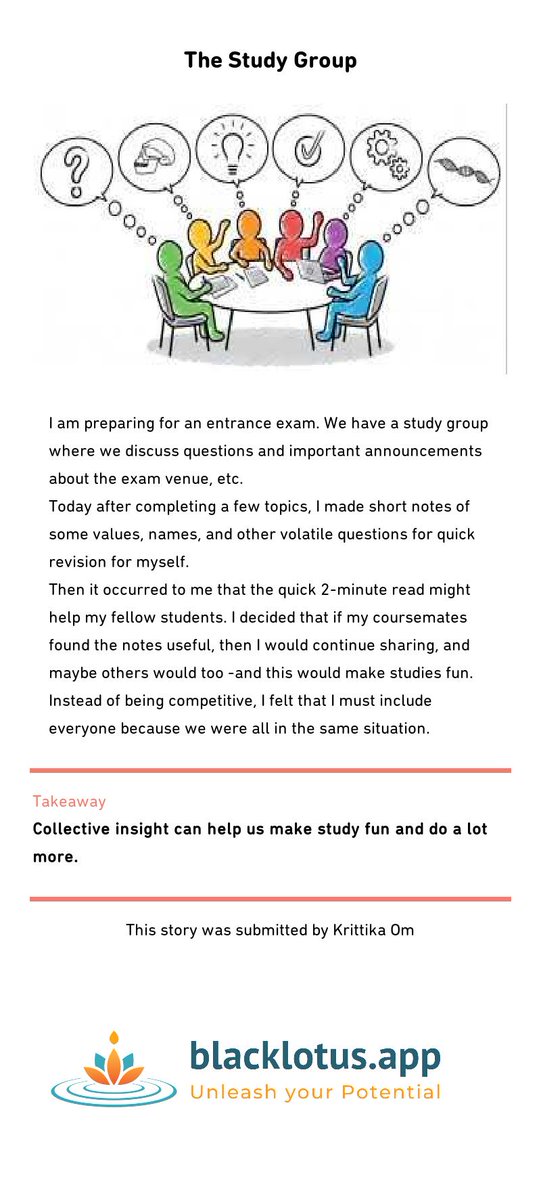 blacklotus_app's tweet image. Sharing notes demonstrates that we value our friends' academic goals and want to help them succeed. It strengthens our bond and shows that we are there for them.
#Kindness #HelpingFriends #SharingNotes #Friendship #LearningTogether #Gratitude #BlackLotus
T