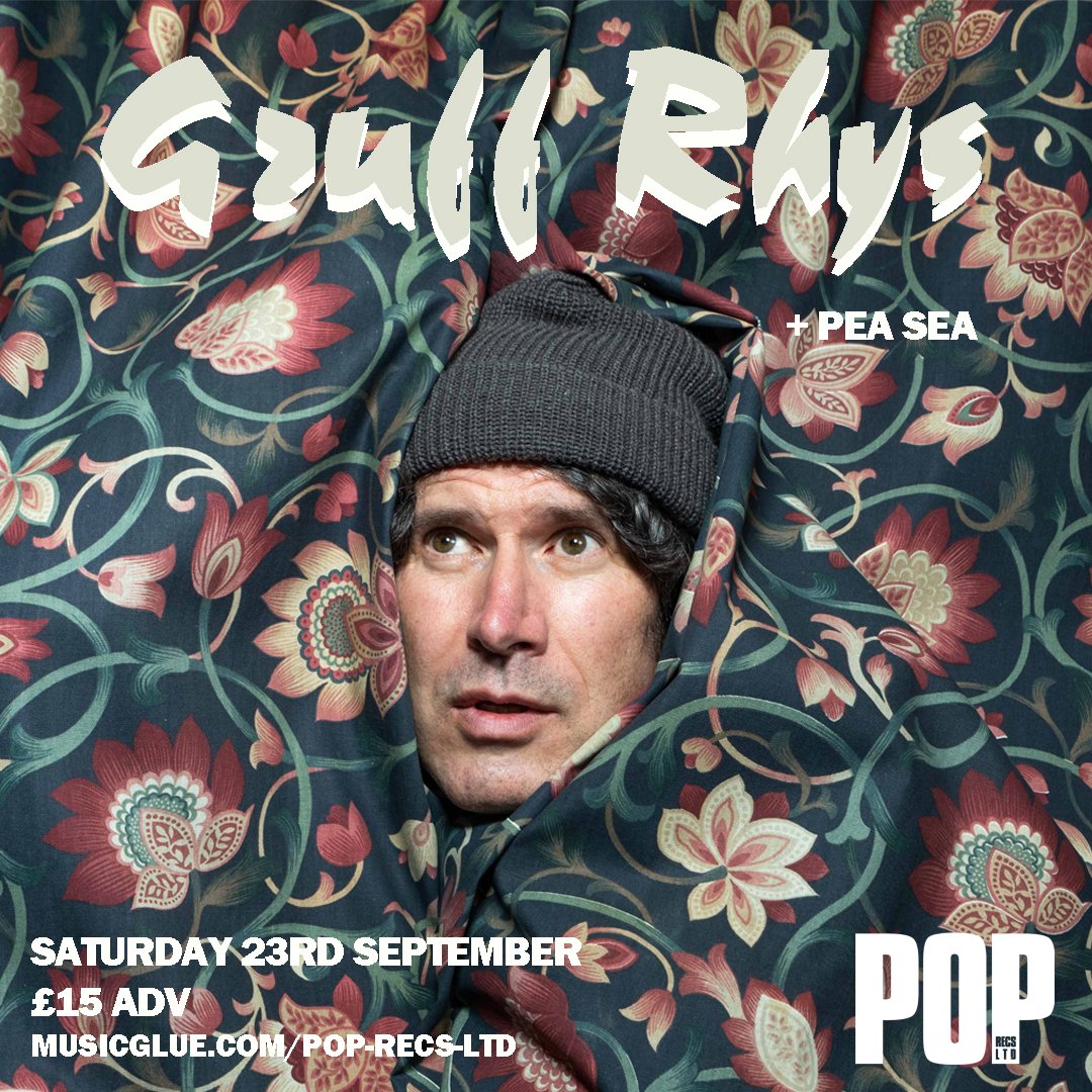 We're over the moon to announce that <a href="/gruffingtonpost/">Gruff Rhys</a> is coming to say hello next month!

Tickets on sale Friday at 10am from:

musicglue.com/pop-recs-ltd