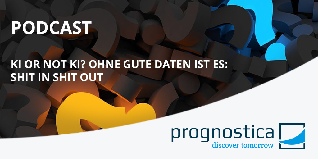 #Datenqualität ist DIE Grundlage für erfolgreiche Anwendungen von #KI-Tools, aber ein oft vernachlässigtes Thema. Daher widmen wir der Datenqualität nun eine Folge des prognostiCASTs und laden herzlich ein, sich für das Thema sensibilisieren zu lassen: bit.ly/3rVvM87