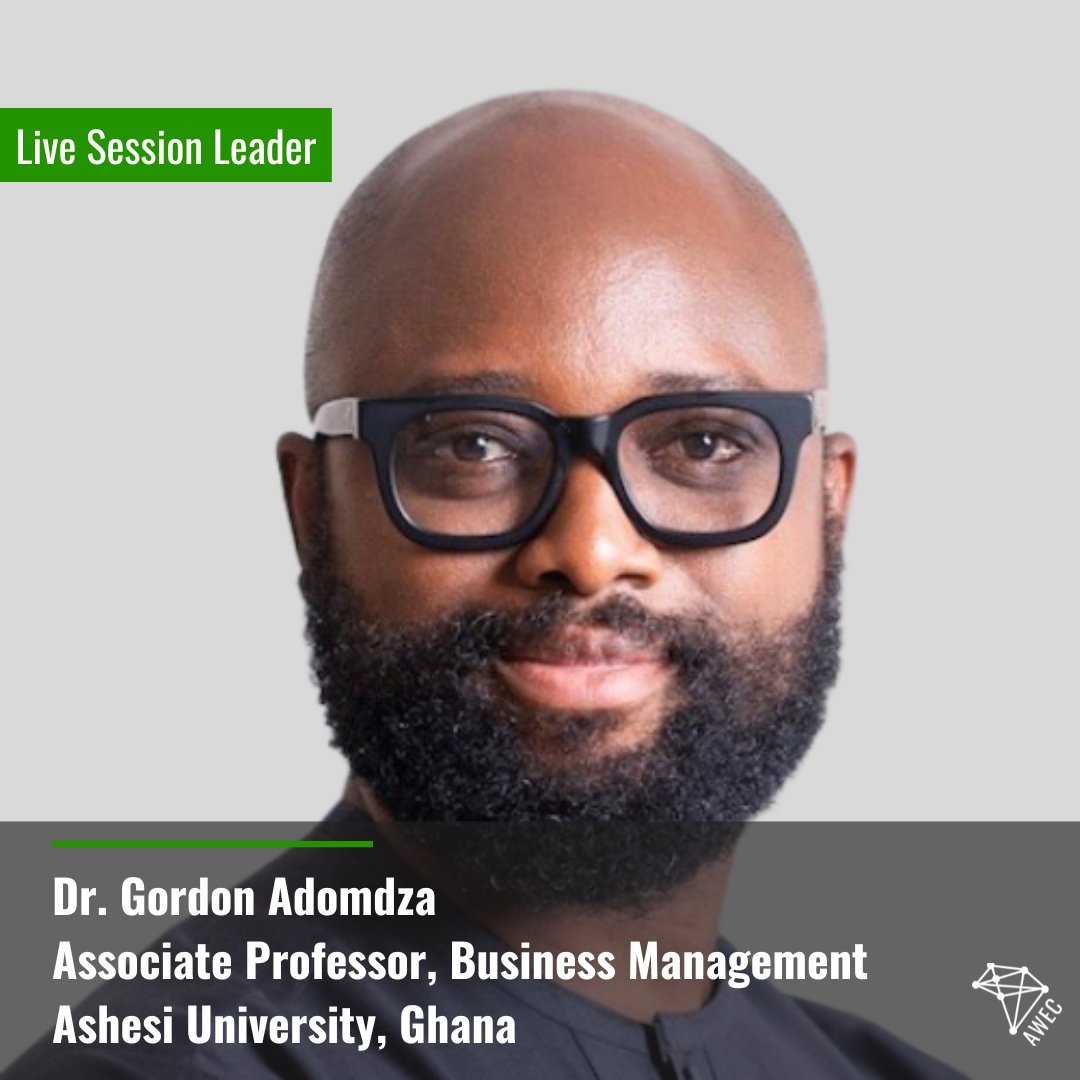 WeAreAWEC's tweet photo. Y6 Fellows, don't miss our LIVE SESSION today at 1 pm UTC as we explore how to create products your customers love with Dr. Gordon Adomdza.

Alums, share your most memorable lesson from this session.

Stay tuned for highlights! #AWECLiveSession #CustomerExperience

#WeAreAWEC https://t.co/v0npW3IrYC