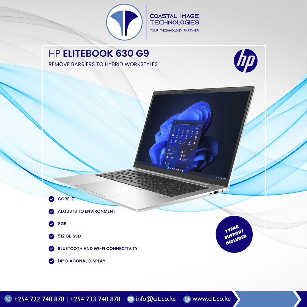 HP Elitebook 630 G9
.
#tech #laptop #servicelaptop #pc #keyboard #mousepad #speaker #mombasa #kenya #coastalimage #techpartner #kenyabusiness #printing #print #technology #sales #hp