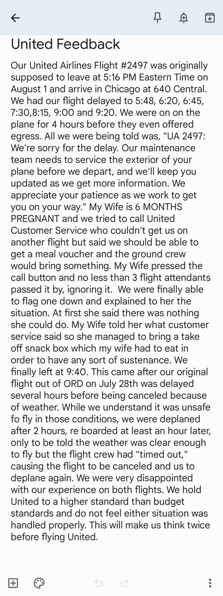 BradZelman's tweet photo. @united very dissatisfied with our experience traveling with you. Please see attached screenshot and contact me to discuss. https://t.co/uLxzn2DuFx