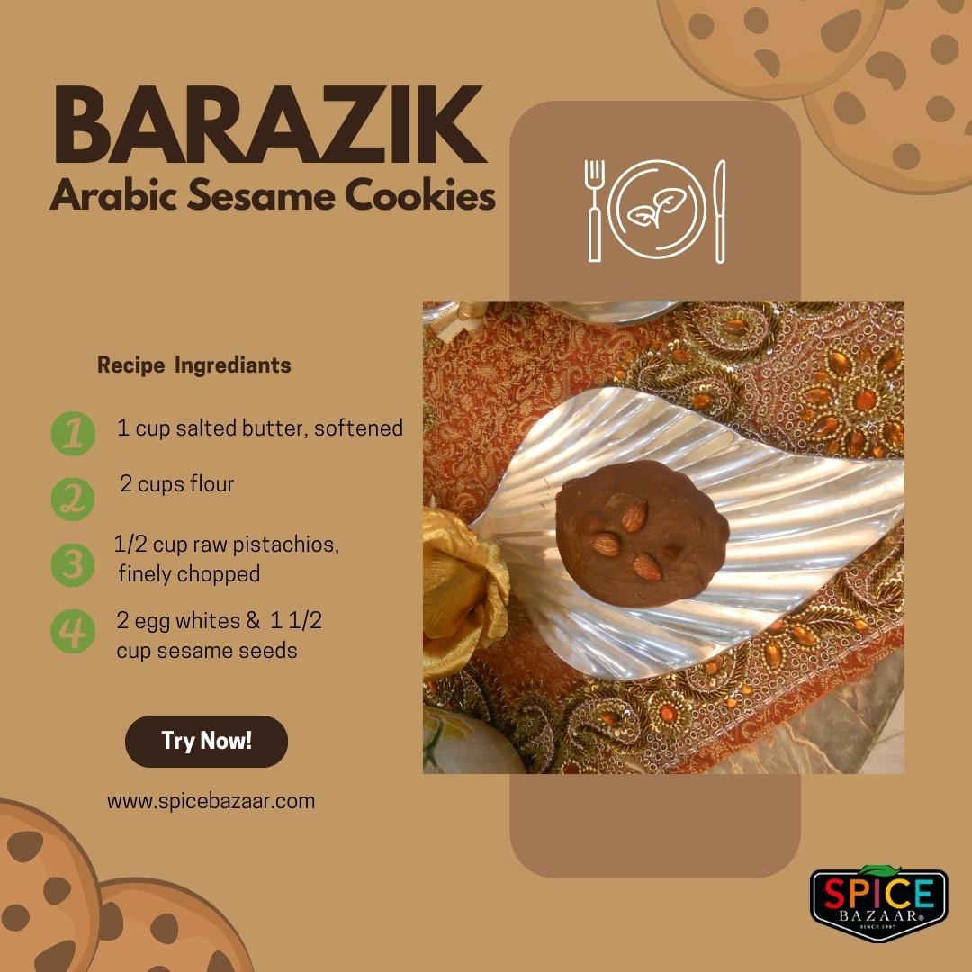 Spice_Bazaar_'s tweet image. Indulge in the Exotic Aroma of Barazek: Authentic Arabic Sesame Cookies by SpiceBazaar!
.
.
.
.
.
.
#ArabicSesameCookies #Barazek #MiddleEasternSweets #AuthenticFlavors #CookieLovers #TasteTheTradition #ExoticDelights #SweetTreats #FoodieFaves #DeliciousDesserts #SesameGoodness