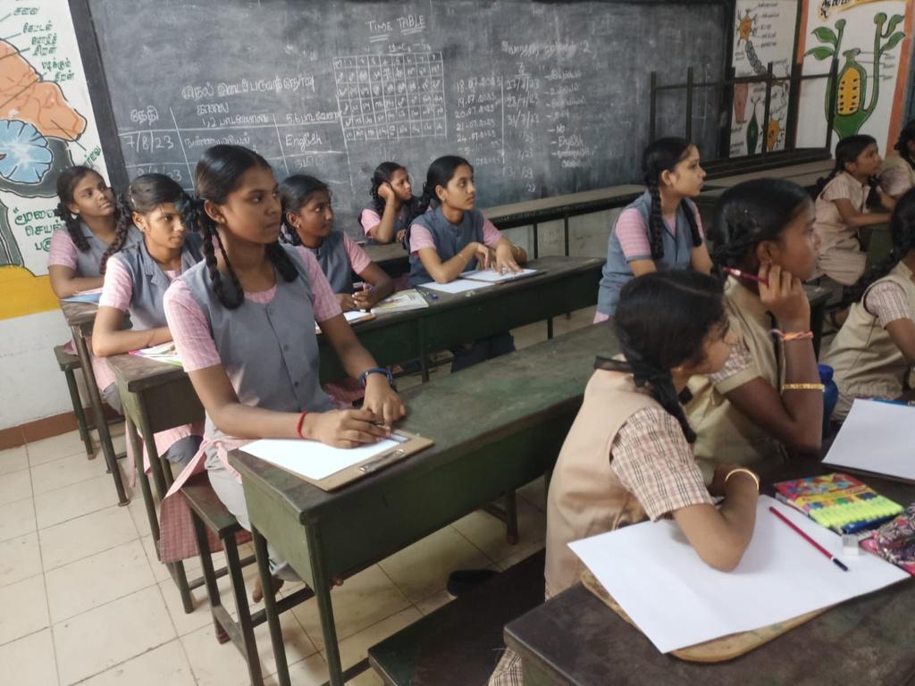 Displaying profound integrity &amp; spirit, a total of 750 students participated in essay writing, elocution &amp; painting competitions on the topic of Indian Railways’ progress, conducted by <a href="/GMSRailway/">Southern Railway</a> at 8 schools in Salem, Tiruppur, Karur &amp; Podanur in Tamil Nadu.