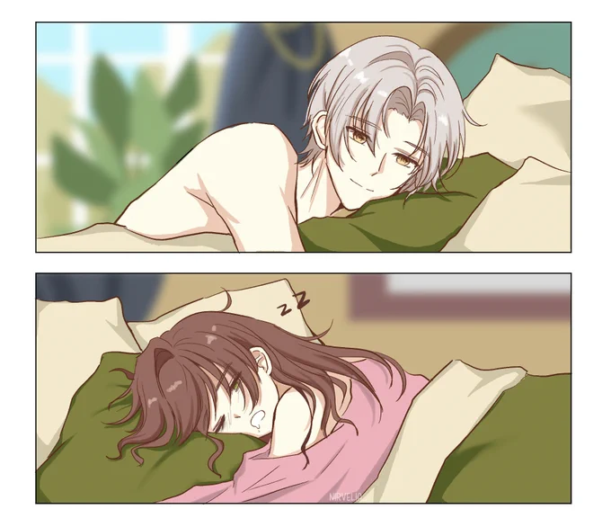 "I can't wait to wake up every morning next to you" #TearsofThemis #未定事件簿 #미해결사건부 #VynRichter #莫弈 #vynrosa 