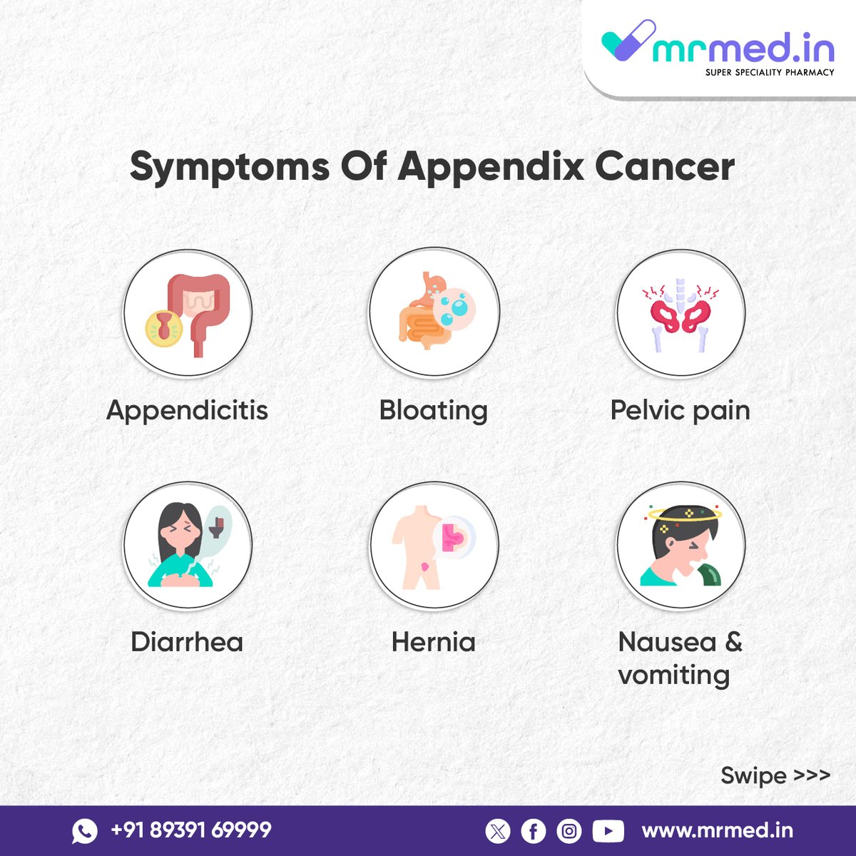 mrmedhq's tweet image. #Appendixcancer starts with abnormal cell division in the narrow tube-like sac (appendix) connecting the colon to the large intestine. 
#appendixcancerawarenessmonth #appendixcancerawareness #MrMed #Patientassistanceprograms #onlinepharmacy