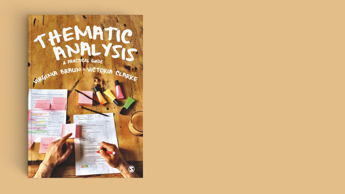 “Researcher subjectivity is something to be embraced and harnessed.”

Hear from @ginnybraun and @drvicclarke about their pioneering approach to #ThematicAnalysis and award-winning textbook 'Thematic Analysis: A Practical Guide' here: ow.ly/O2F650PjIpr

#Psychology