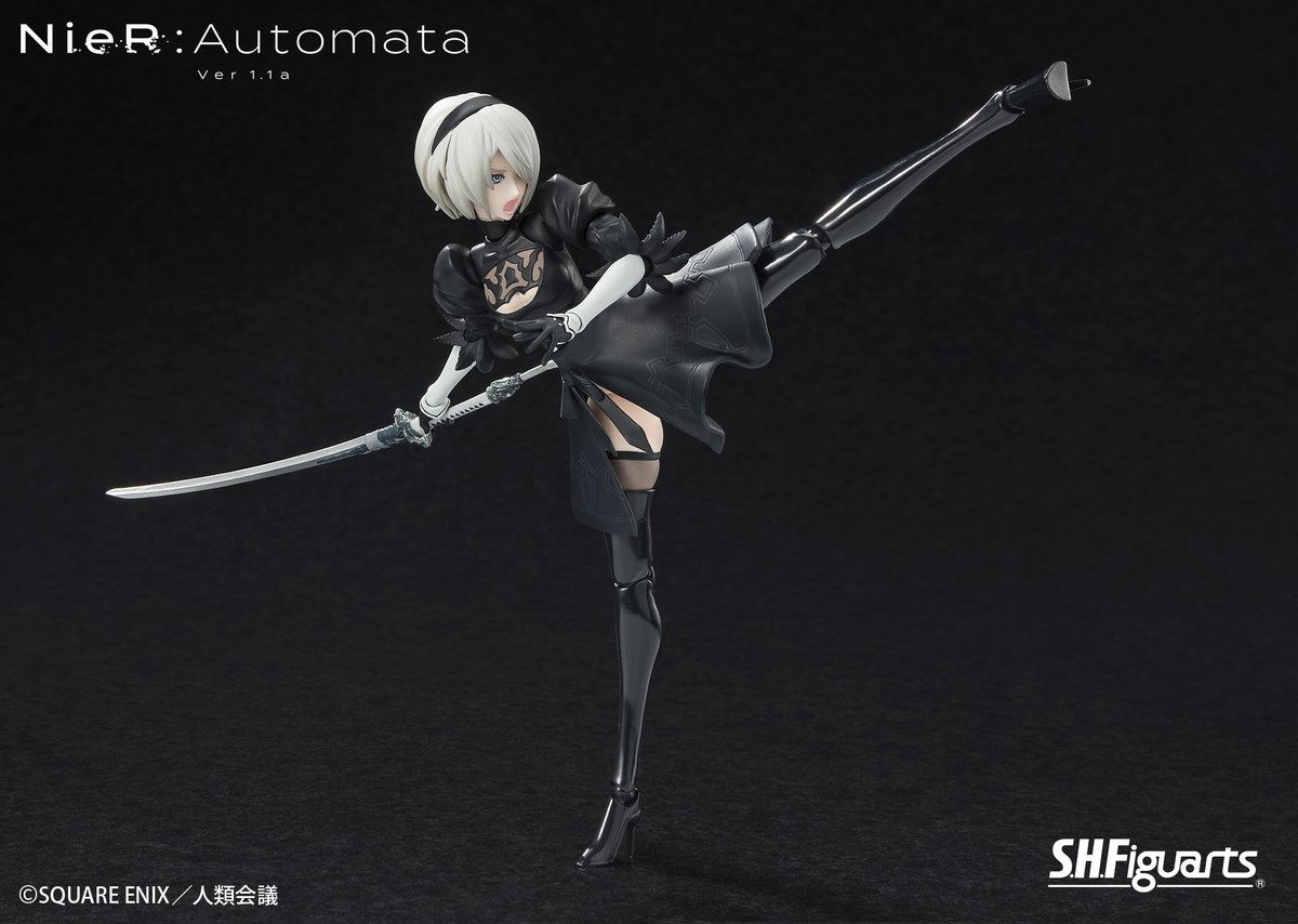 TVアニメ『NieR:Automata Ver1.1a』より「S.H.Figuarts 2B」が商品化