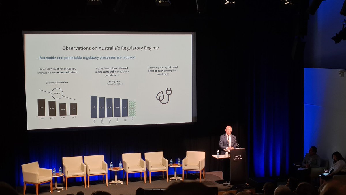 Ray Neill from Brookfield outlines the key needs of investors for stability in regulation for the energy transition to the ENA Regulation Seminar #ENANewHorizons <a href="/EnergyNetworkAu/">Energy Networks Australia</a>
