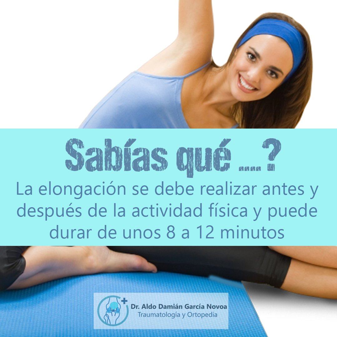 drgarcianovoa's tweet photo. ❓️SABÍAS QUÉ ... La importancia de la ELONGACIÓN en la actividad física.
🥼 Dr. Aldo Damian García Novoa - Especialista en Traumatologia y Ortopedia 🏥🩺
📲 6691430550
🌐 https://t.co/7msyvE7mvH
#traumatologia #fracturas #ortopedia #elongacion #actividadfisica #sabiasque https://t.co/L6DNKNOMlU