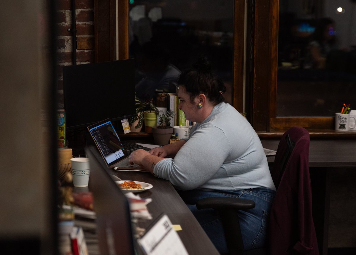Primary election night in the CDN newsroom involves a lot of messy desks, pizza, Air Pods and intense focus. Check out our coverage online at cascadiadaily.com.