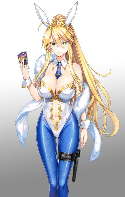 あ、そう言や今年もう一枚描いてた!👯‍♀️#FGO #バニーの日 