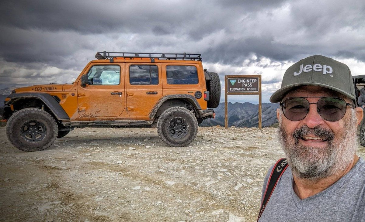 TeamToad's tweet image. Was worried about the weather, but the rain held off while I was on the trail #EngineerPass #BadgeOfHonor @Jeep #EcoToad