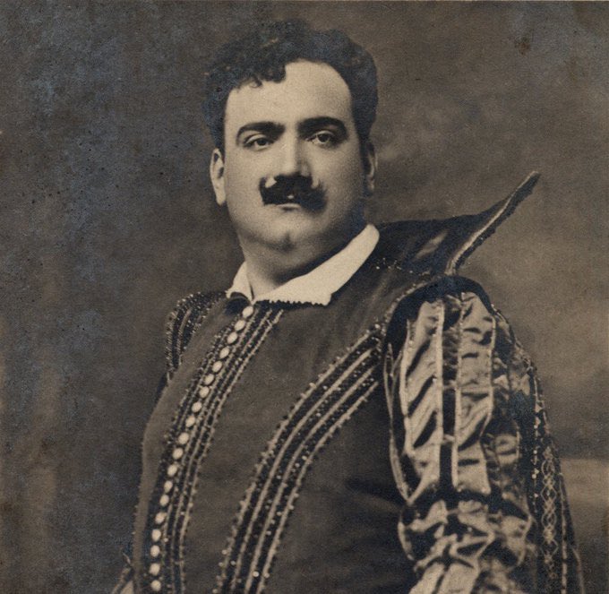 operamagazine's tweet photo. “I never step upon a stage without asking myself whether I will succeed in finishing the opera. The fact is that a conscientious singer is never sure of himself or of anything. He is ever in the hands of Destiny.” Enrico Caruso, who died #OTD in 1921 aged only 48. https://t.co/i9In6P6D7Y