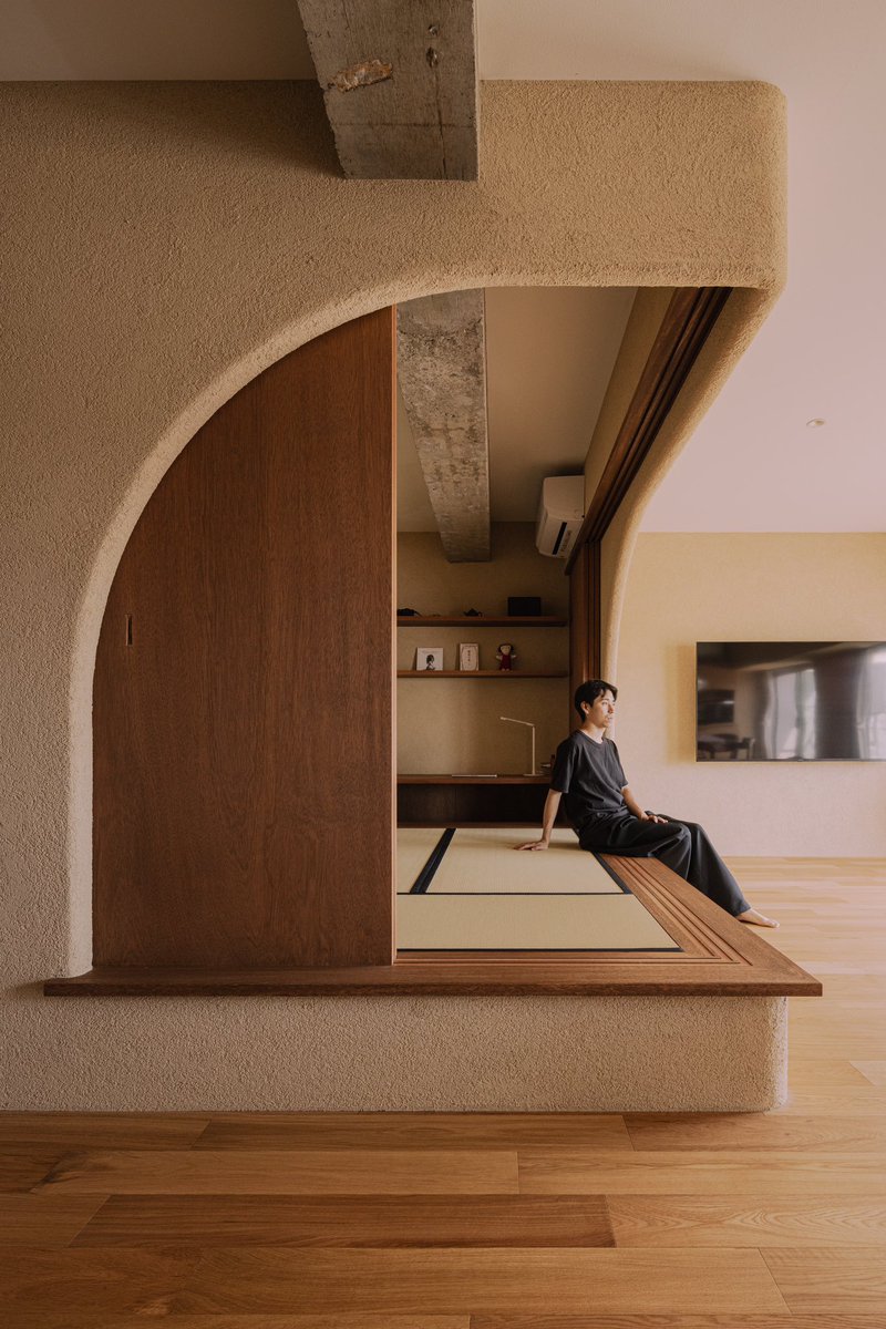 和室がある暮らし
柔らかい土のカーブをアクセントに