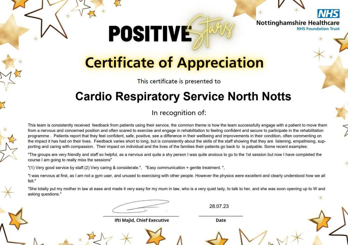 BassCardioResp's tweet photo. As a team, we were proud to receive this nomination. We work hard to provide the best care within our specialist services for our patients @NottsHealthcare @danixx1986 @Ifti_Majid https://t.co/oFLkdWKcpq